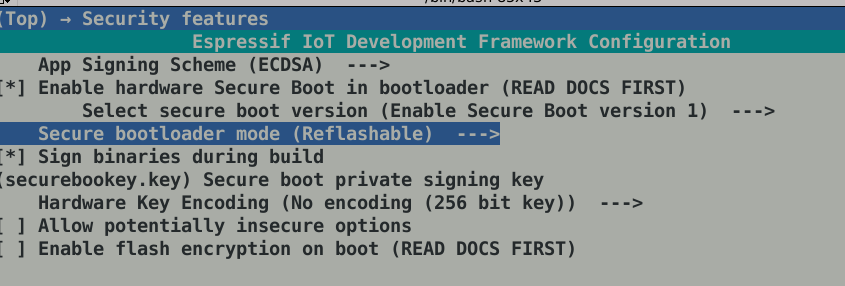 Bootloader mode.