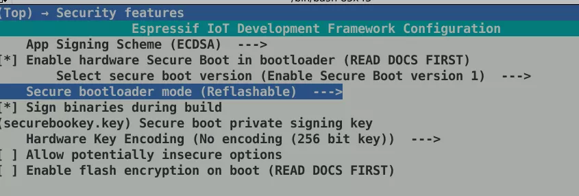 Bootloader mode.
