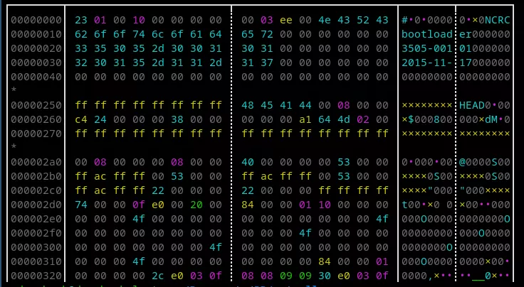 First part of dump