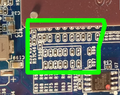 Front resistors