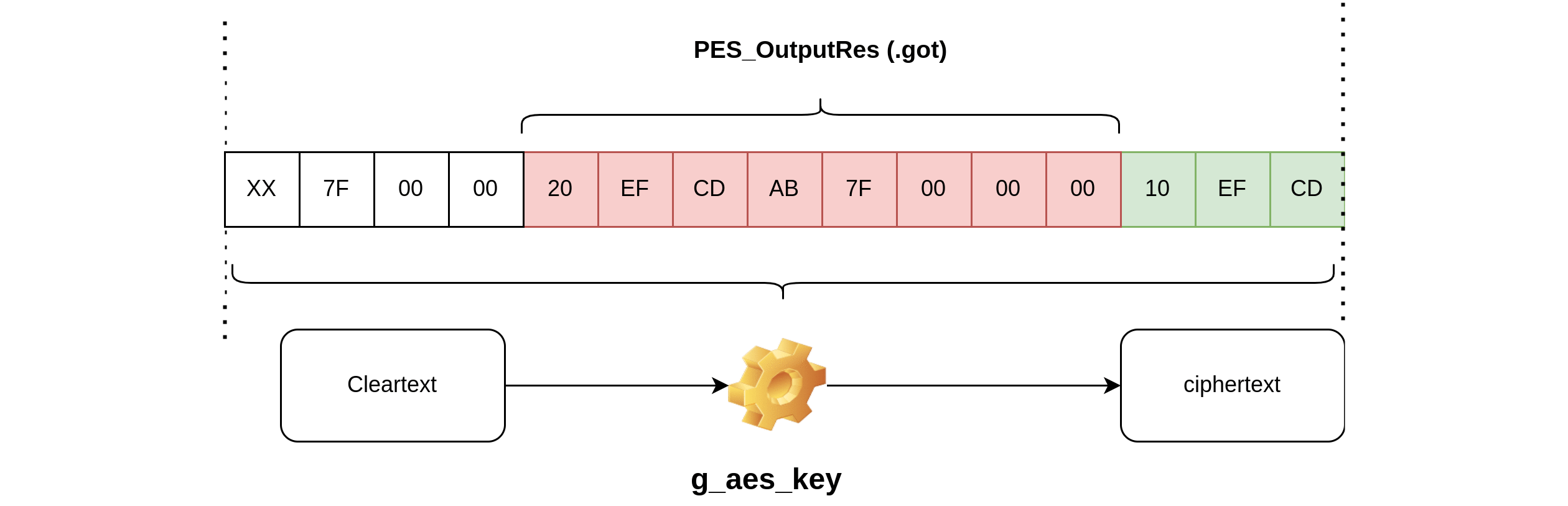 leak using the aes encryption animation