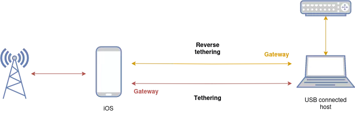 Tethering and reverse tethering