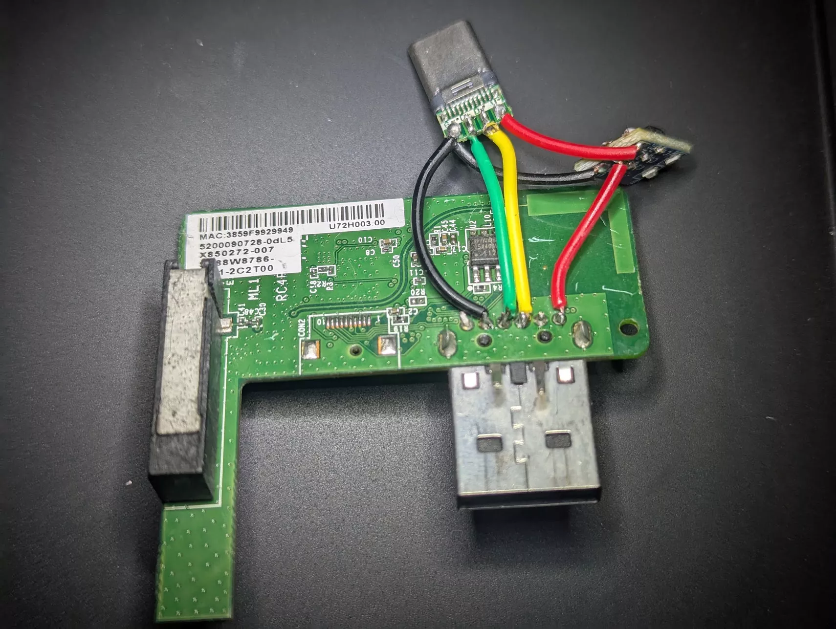 Version modifiée du module WLAN de la Xbox 360 Slim