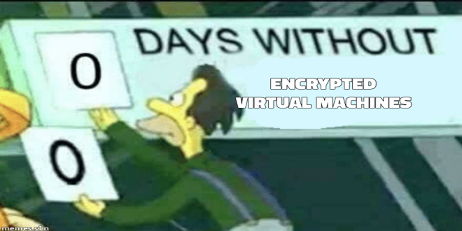 0 days without encrypted VMs